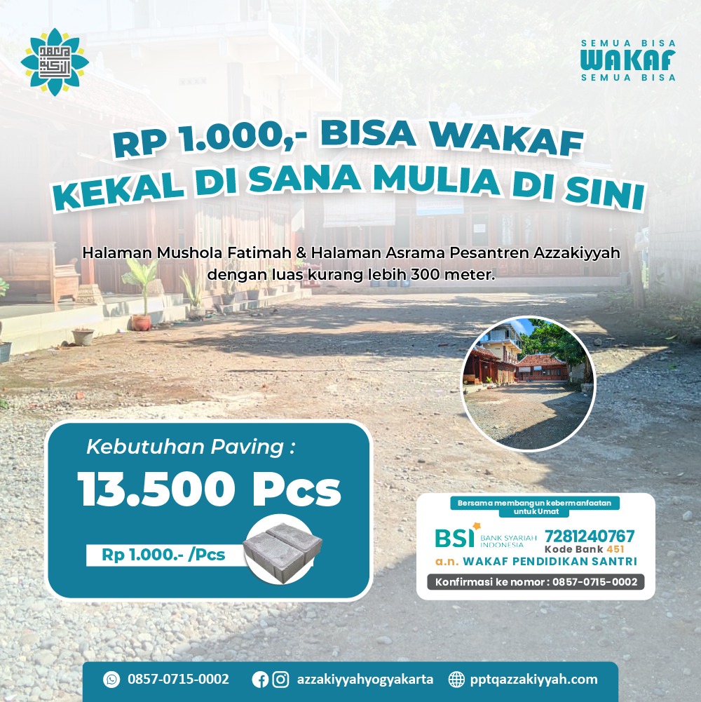 Wakaf Conblock / Paving 